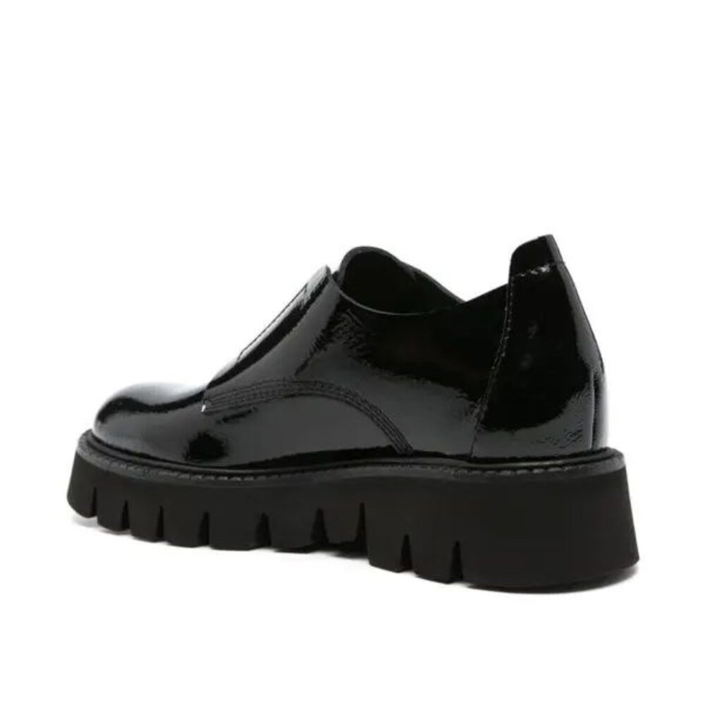 PEDRO GARCIA Silvia Platform Loafers Size 41 11 Black Patent Leather NEW - Picture 6 of 15